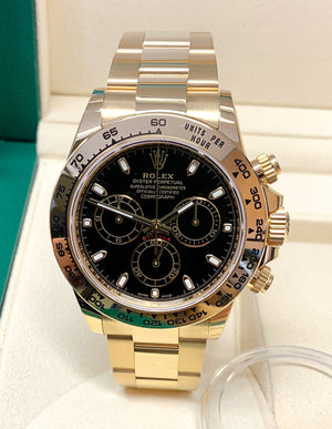 Daytona 116508 Oro Giallo Black Dial