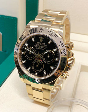 Daytona 116508 Oro Giallo Black Dial