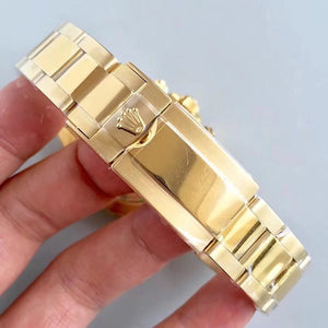 Daytona Oro Giallo Green Dial Orologio