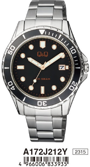 Q&Q Fashion A172 J212 Y Orologio Da Uomo