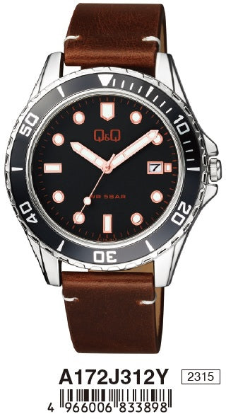 Q&Q Fashion A172 J312 Y Orologio Da Uomo