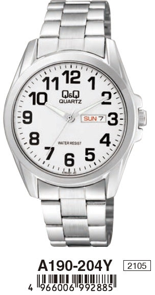 Q&Q Fashion A190 204 Y Orologio Da Uomo