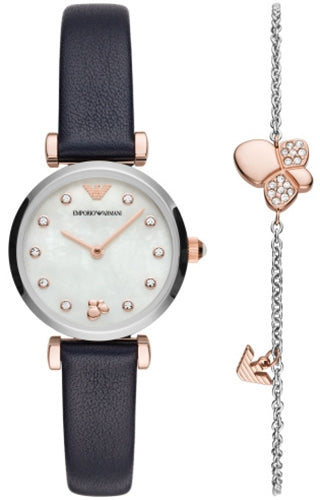Emporio Armani  Gianni T Bar Special Pack + Bracelet Orologio Da Donna