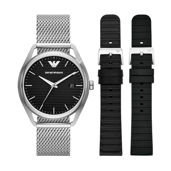 Emporio Armani  Matteo Special Pack + 2 Extra Straps Orologio Da Uomo