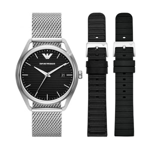 Emporio Armani  Matteo Special Pack + 2 Extra Straps Orologio Da Uomo