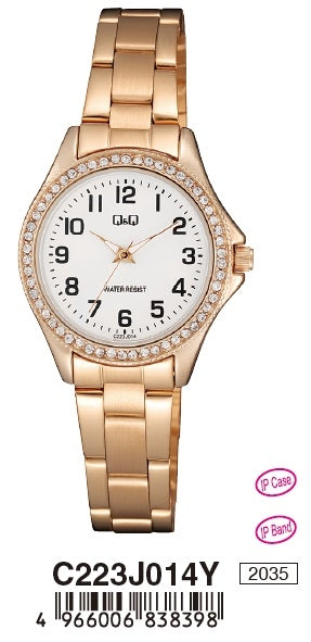 Q&Q Fashion  C223 J014 Y Orologio Da Donna