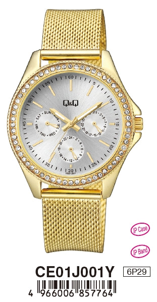 Q&Q Fashion Ce01 J001 Y Orologio Da Donna