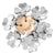 Choice Jewels Mod. Bloom Anello/Ring Mis 14 /Size 14 Orologio Da Donna
