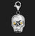 AMBROSINI JEWELS - 925 SILVER CHARM skull white finish