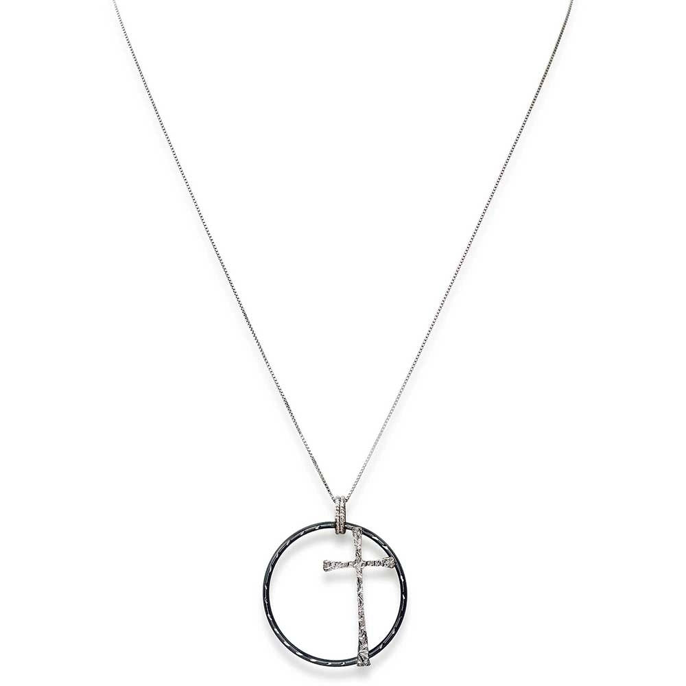 AMEN Mod. CROSS BLACK CIRCLE