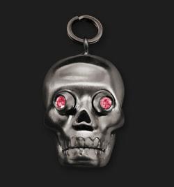 AMBROSINI JEWELS - 925 SILVER PENDANT skull burnished finish