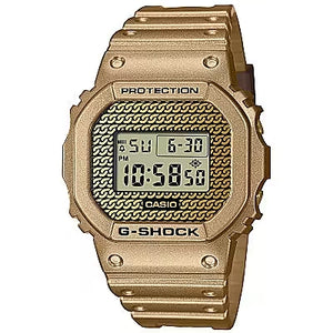 Casio G Shock The Origin Gold Chain Limited Edt. Special Pack + 2 Extra Straps + 2 Extra Bezels Men's Watch