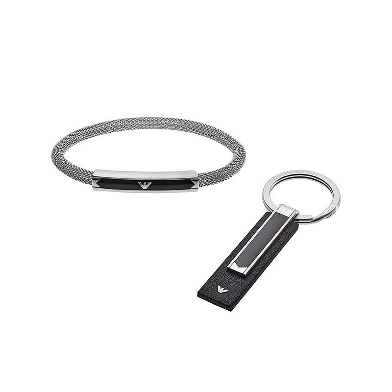 EMPORIO ARMANI JEWELS Mod. PARURE Special Pack (Bracelet+ Keychain)