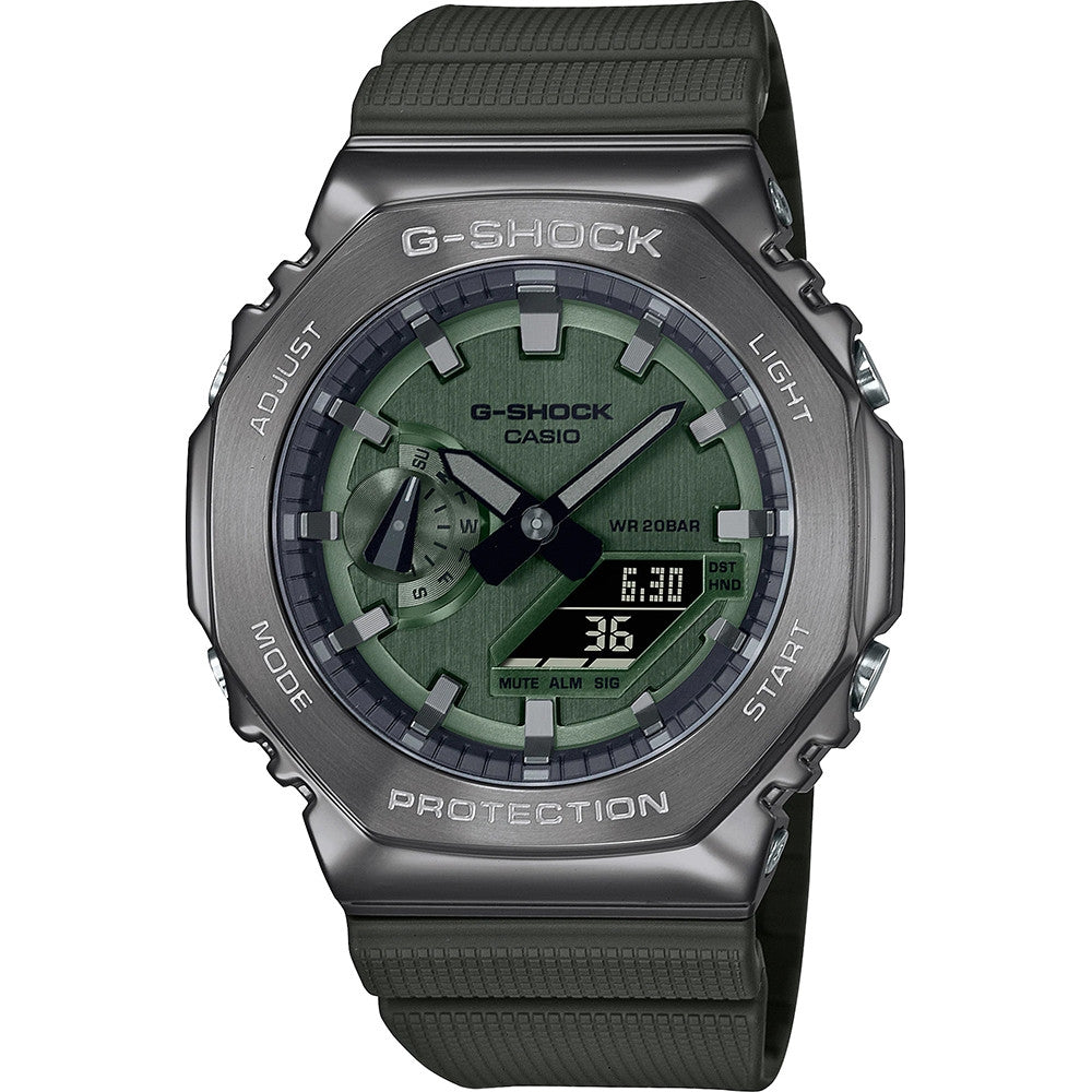 Casio G Shock  Oak Metal Covered Green Orologio Da Uomo