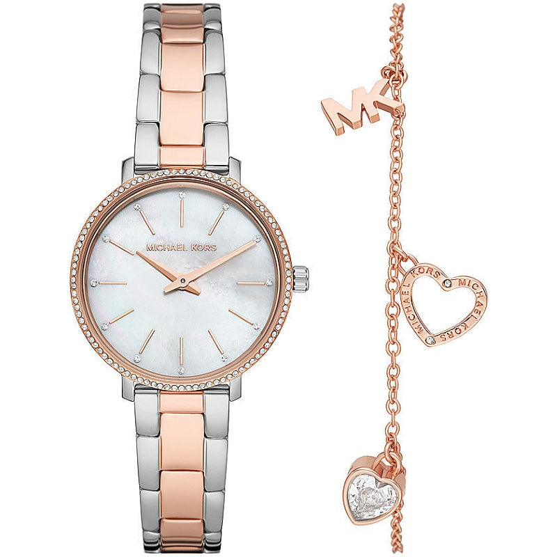 Michael Kors  Pyper Special Pack + Bracelet Orologio Da Donna