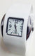Overclock's  Gent Round Large White Orologio Da Uomo