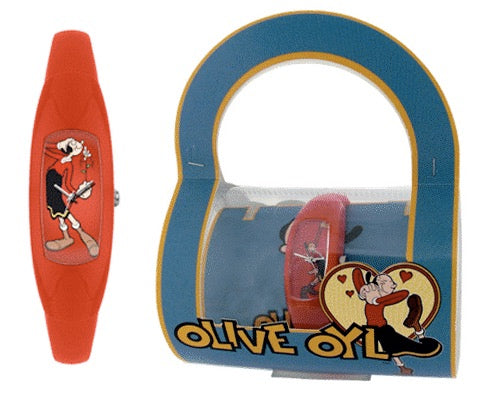 Olivia Red  Flowers Orologio Da Donna