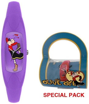 Olivia Lilac Hearts Kids Watch