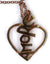 AMBROSINI JEWELS - PENDENTE ARGENTO 925�� cuore finitura lucida ros��