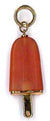 AMBROSINI JEWELS -  PENDENTE ARGENTO 925��  ghiacciolo finitura ros�� pietra arancio medio (29.5x13 mm)