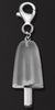 AMBROSINI JEWELS -  PENDENTE ARGENTO 925��  ghiacciolo finitura bianca pietra ghiaccio piccolo (21x14 mm)