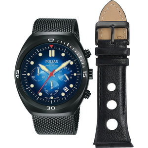 Pulsar  Pt3951 X2 Special Pack + Extra Strap Orologio Da Uomo