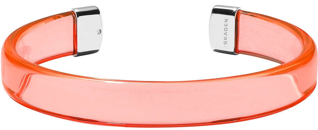 Skagen Denmark Jewels Mod. Orange Lucite Orologio Da Donna