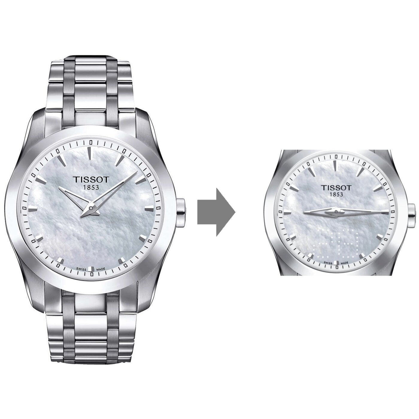Tissot Couturier Secret Date Women's Watch